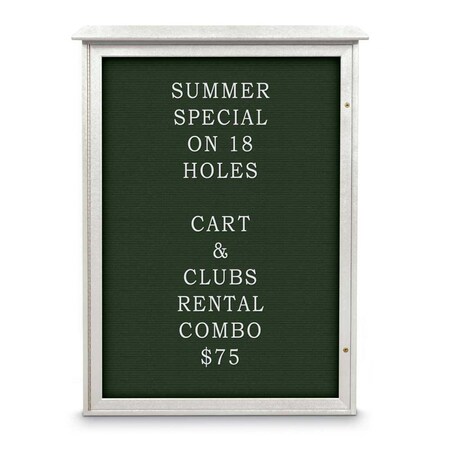 United Visual Products Indoor Enclosed Combo Board, 72"x36", White Frame/Black Porc & Apricot UVCB7236W-BLKPORC-APRICOT